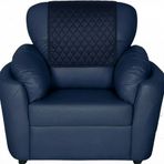 %100 Hakiki Deri Koltuk Kafalık Koyu - Kanepe, Aşk Koltuğu, Mobilya Koruyucu - Ev ve Ofis için Kılıf (Lacivert, 76 x 127 cm)