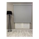 %100 Işık Geçirmez Blackout Stor Perde, Açık Gri, 60 x 200