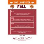100 Jokes for FALL from #SmileTogetherMoment: Perfect for Family Campfires, Road Trips, and Happy Fall Days!: Sweater weather meets silly laughter ... long! (100 Jokes from #SmileTogetherMoment)