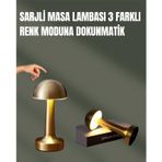 %100 Kademeli Ayarlanabilir Işık - USB Şarjlı Masa Lambası ( Lisinya )
