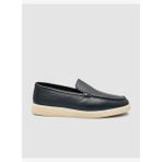 %100 Lacivert Erkek Loafer Ayakkabı