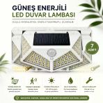 100 Led Solar Hareket Sensörlü Dış Mekan Bahçe Lambası (7 Adet)
