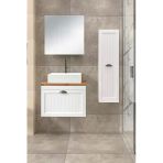 %100 Mdf - 65 Cm Aren Banyo Dolabı + 30 Cm Aren Boy Dolabı