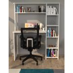 %100 Mdf Albert Çalışma Masası - TEK EBAT - Beyaz