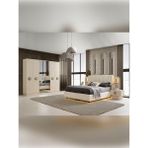 %100 Mdf Moda Yatak Odası Takımı - Bej