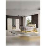 %100 Mdf Talin Yatak Odası Takımı - Beyaz