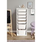 %100 Mdf - Xl Mono 7 Sepetli Oyuncak Dolabı Beyaz