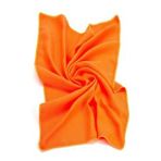 %100 MİCROFİBER BAKLAVA DESEN CAM BEZİ TURUNCU 50X70 APM