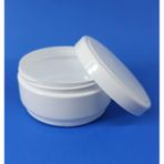 100 ML Beyaz Boş Pomat-Krem-Kozmetik Kutusu Plastik Kavanozu 1-100 Adet