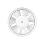 100 mm (10 cm) 220 Volt Plastik Kanal Tipi Fan (VP BEYAZ 4)