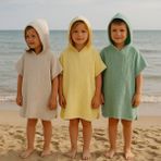%100 Organik 4 Katlı Multi Muslin Bornoz -Nil Yeşili - 3 - 4 Yaş