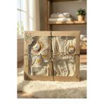 %100 Organik Pamuk Bebek Premium Bornoz Seti 0-2 Yaş – 4 Parça, Unisex, Kutulu