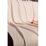 %100 Organik Pamuklu Bebek Battaniye 100x160 CM - BEJ