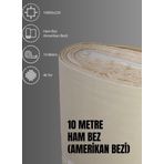 %100 Pamuk 46 Tel Amerikan Bezi Ham Bez Punch Kumaş - Krem 1000x220 cm
