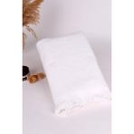 %100 Pamuk 75X140 Beyaz Banyo Havlusu - 75 x 140 cm