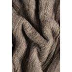 %100 Pamuk Çift Kişilik Müslin Battaniye/yatak Örtüsü 210X225, Hafif, Nefes Alabilir, Çift Taraflı, Rikka Home - Acı Kahve - 210 x 225 cm