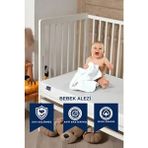 %100 Pamuk Fitted Sıvı Geçirmez Bebek ve Çocuk Yatak Koruyucu Alez, Park Yatak Beşik Yatak Alezi - Beyaz - 70 x 110 cm