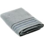 %100 Pamuk Ithal 4 Çizgili Fitil Işlemeli Banyo Havlusu 50X100 - Turkuaz - 50 x 100 cm
