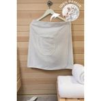 %100 Pamuk Kısa Spa & Hamam Için Sauna Etel Havlu+ Beyaz El Havlusu 50X90 - Standart