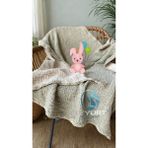 %100 Pamuk Müslin Bebek Örtüsü Çağla Yeşili 90X110 - Çağla Yeşili - Std - Azz