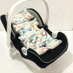 %100 Pamuk Müslin Puset Minderi - 0 - 13 kg - Bej