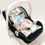 %100 Pamuk Müslin Puset Minderi - 0 - 13 kg - Ekru