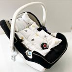 %100 Pamuk Müslin Puset Minderi - 0 - 13 kg - Kiremit