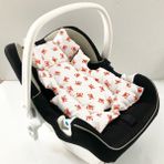 %100 Pamuk Müslin Puset Minderi - 0 - 13 kg - Küf Yeşili