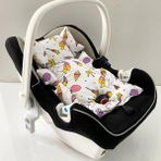 %100 Pamuk Müslin Puset Minderi - 0 - 13 kg - Lacivert