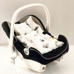 %100 Pamuk Müslin Puset Minderi - 0 - 13 kg - Somon