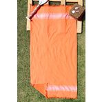 %100 Pamuk Outlet 90x180 Tek Yüz Havlu Plaj Havlusu Turuncu