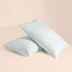 %100 Pamuk Percale 2li Yastık Kılıfı Mavi - Pure Serisi
