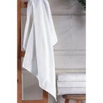 %100 Pamuk Tekli Banyo Havlusu 70x140cm Otel Havlusu Beyaz Santa