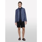 %100 Pamuk Yırtmaç Detaylı Regular Fit Bermuda Şort Erkek Siyah Şort - 325P4GJ0S9018