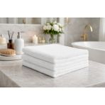 %100 Pamuklu 100X150 530 gr Banyo Havlusu - 100 x 150 cm - Beyaz