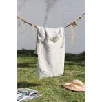 %100 Pamuklu 90x180 Peştemal Plaj Havlusu Jakarlı GRİ