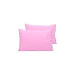 %100 Pamuklu Akfil 50X70Cm Yastık Kılıfı 2'Li (Gizli Fermuarlı), Pembe