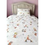 %100 Pamuklu Ayıcık Desenli Çocuk Nevresim Takımı - Emnvizyontekstil - Gri - 100 x 200 cm