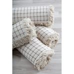 %100 Pamuklu Buldan Işi Çekyat-Koltuk Örtüsü 180x220 Nç1129-1 kahve