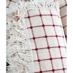%100 Pamuklu Buldan Işi Çekyat-Koltuk Örtüsü 180x300 Msslnd94 bordo