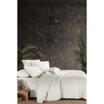 %100 Pamuklu Çift Kişilik Oslo Nevresim Takımı Krem 200 x 230
