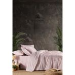 %100 Pamuklu Çift Kişilik Oslo Nevresim Takımı Pudra 200 x 230