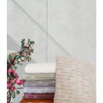 %100 Pamuklu Kilim 6 Adet El Yüz Havlusu - 50 x 90 cm - Ekru - Kahverengi - Bej