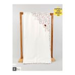 %100 Pamuklu Kız Bebek Battaniyesi Tek Katlı Mevsimlik Puset Örtüsü Hediyelik Yenidoğan 90x90cm