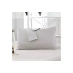 %100 Pamuklu Orta Boy 40 X 60 Cm Fermuarlı Yastık Kılıfı 2 Adet, Açık Gri