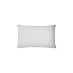%100 Pamuklu Orta Boy 40 X 60 Cm Fermuarlı Yastık Kılıfı 2 Adet, Beyaz
