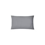 %100 Pamuklu Orta Boy 40 X 60 Cm Fermuarlı Yastık Kılıfı 2 Adet, Gri