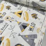%100 Pamuklu Sarı Çadırlı 70 x 120 cm Renkli Bebek ve Çocuk Lastikli Çarşaf