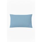 %100 Pamuklu Saten Orta Boy 45X65Cm Yastık Kılıfı 2Li (Gizli Fermuarlı), Turkuaz