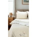 %100 Pamuklu Tek Kişilik Müslin Pike Ekru 160X230 - Ekru - 160 x 230 cm